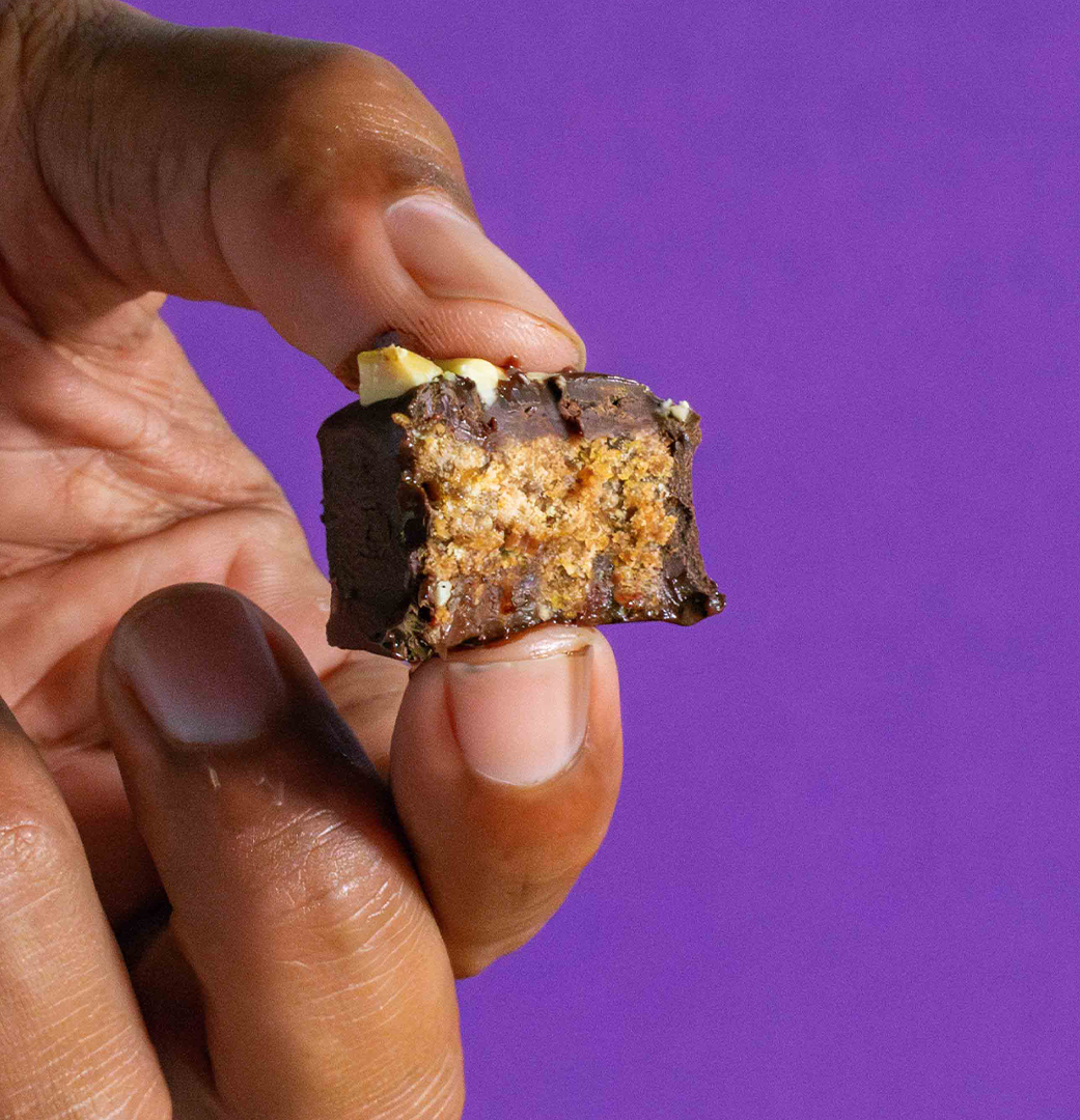 Dark chocolate peanut bar organic + vegan + gluten-free