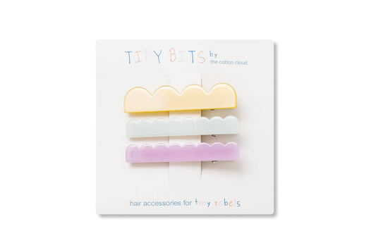 Hair Pins 3-Set Waves Pastel