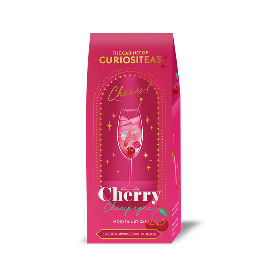 Cherry Champagne Mocktail Sticks 6 In One Box