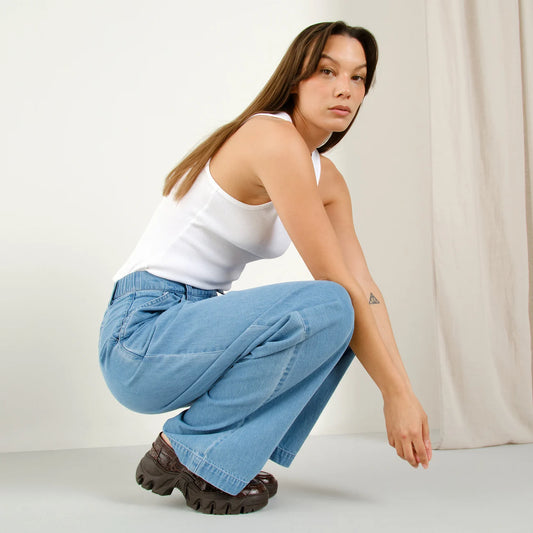 Pants - Vickleby Denim Light Blue