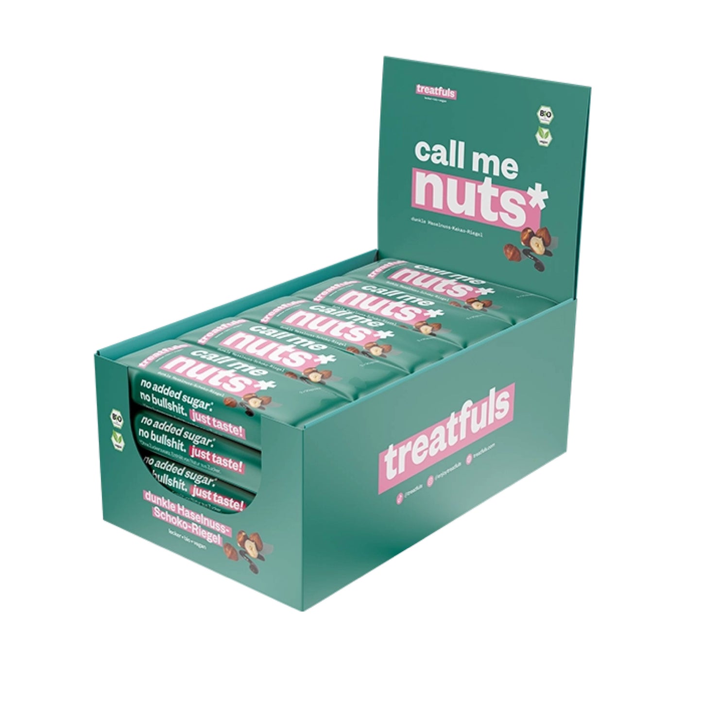 Dark chocolate hazelnut bar organic + vegan + gluten-free