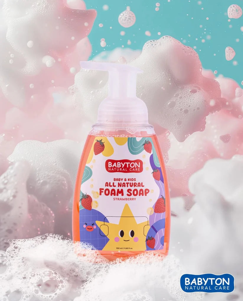 Natuurlijke schuimende handzeep - Aardbei - 350ml