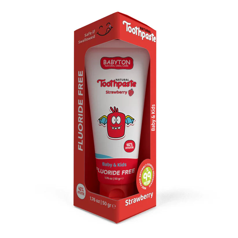 Natuurlijk Tandpasta - Aardbei Smaak - 50g