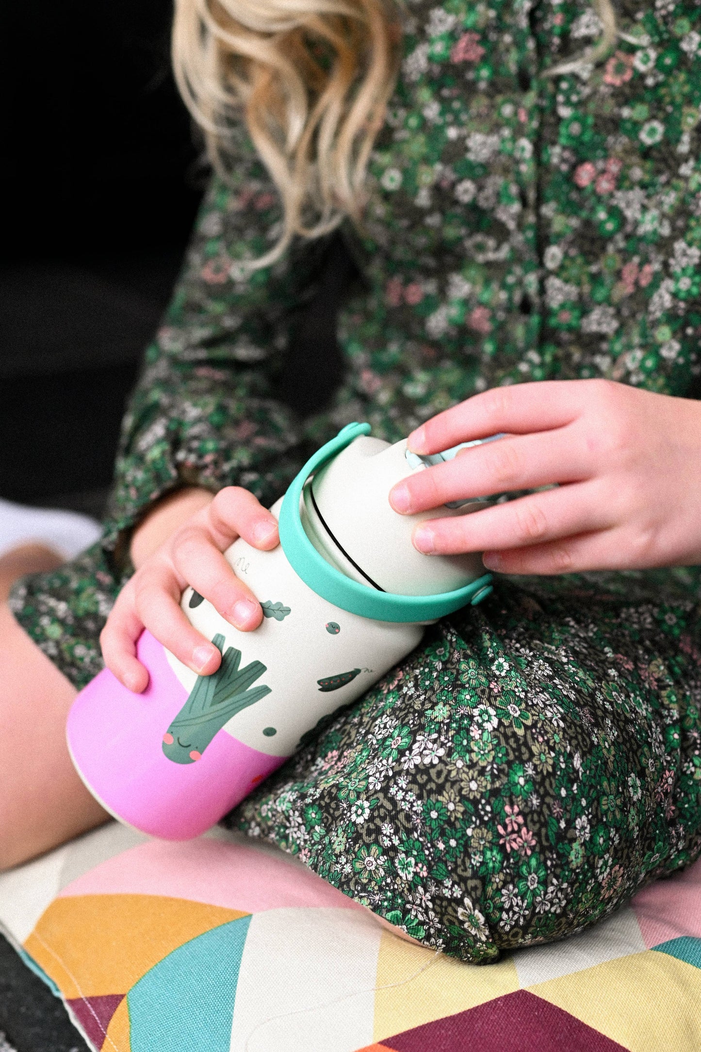 NEW COLLECTION Insulated Stainless Steel Bottle for Kids: Meowtiful Cats