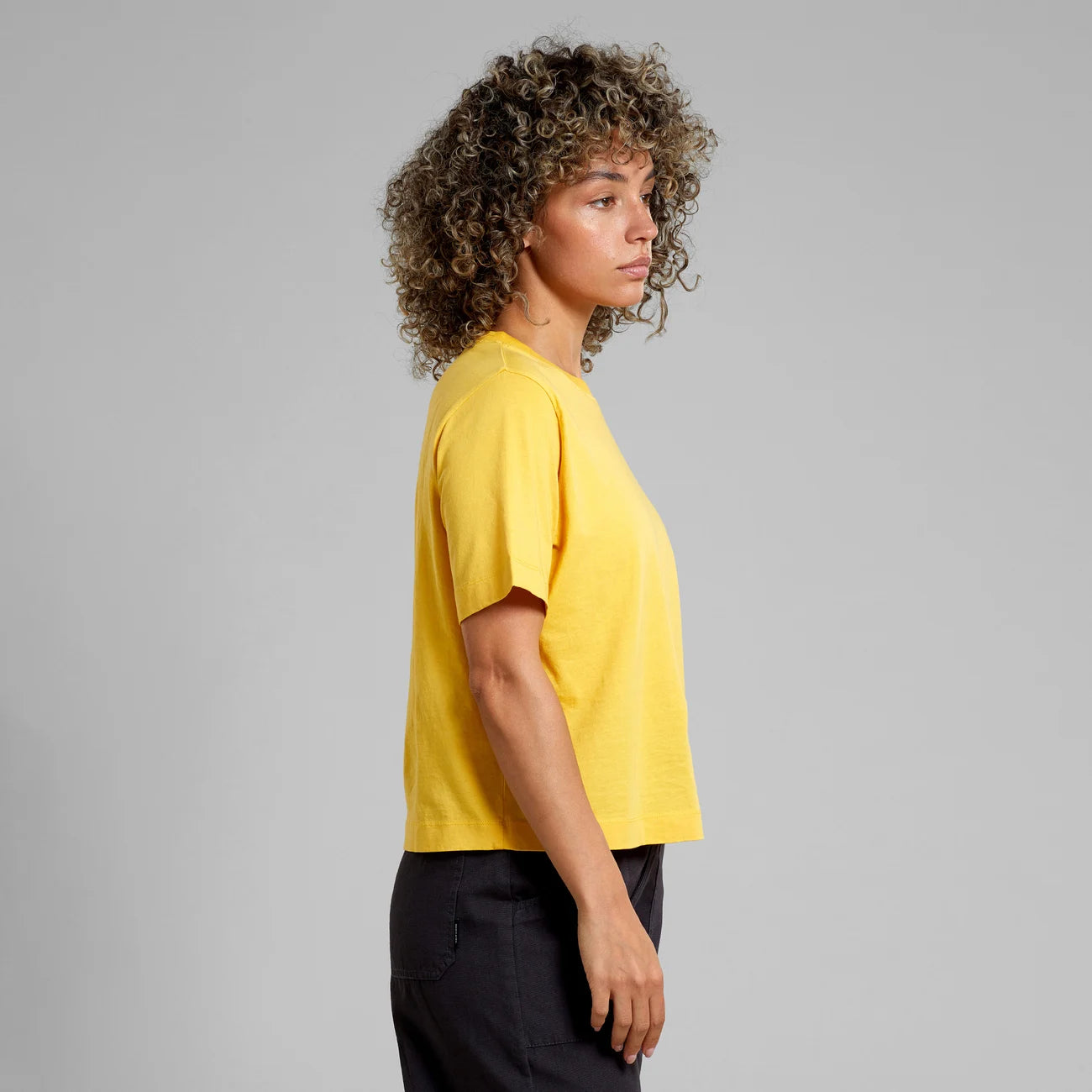 T-shirt Vadstena Base Misted Yellow