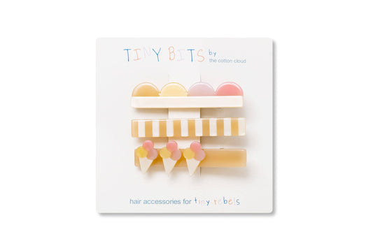 Hair Pins 3-Set Ice Cream