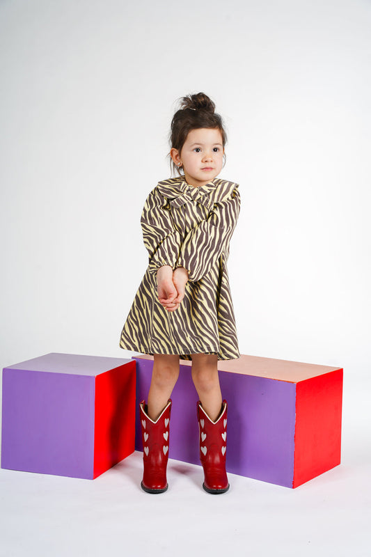 Saar dress zebra