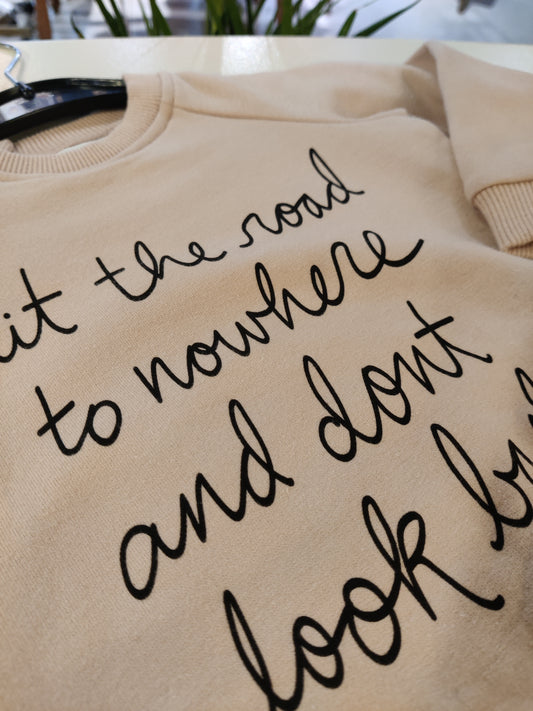 OUTLET - Sweater Hit the road