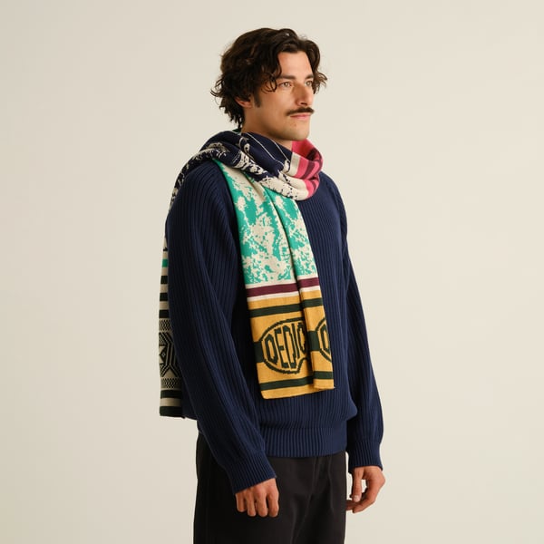 Scarf Rossberga Retro Ski Blocks