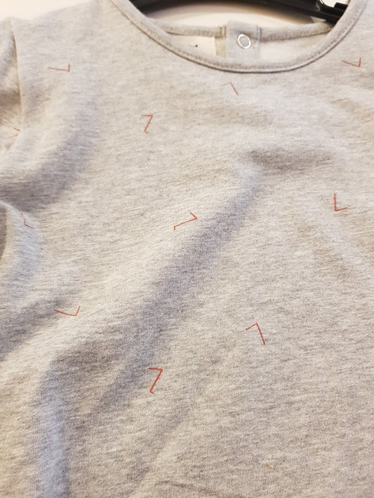 OUTLET - Longsleeve - Angle - Grey Melange