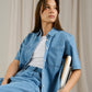 Shirt Stensvik Denim Light Blue GOTS