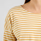 T-Shirt - Humledal - Stripes Gold Yellow