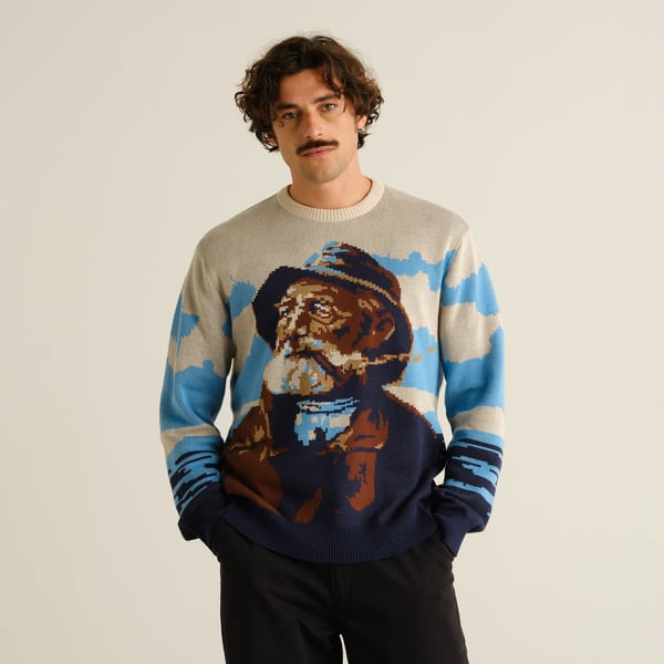 Sweater Mora man and the sea