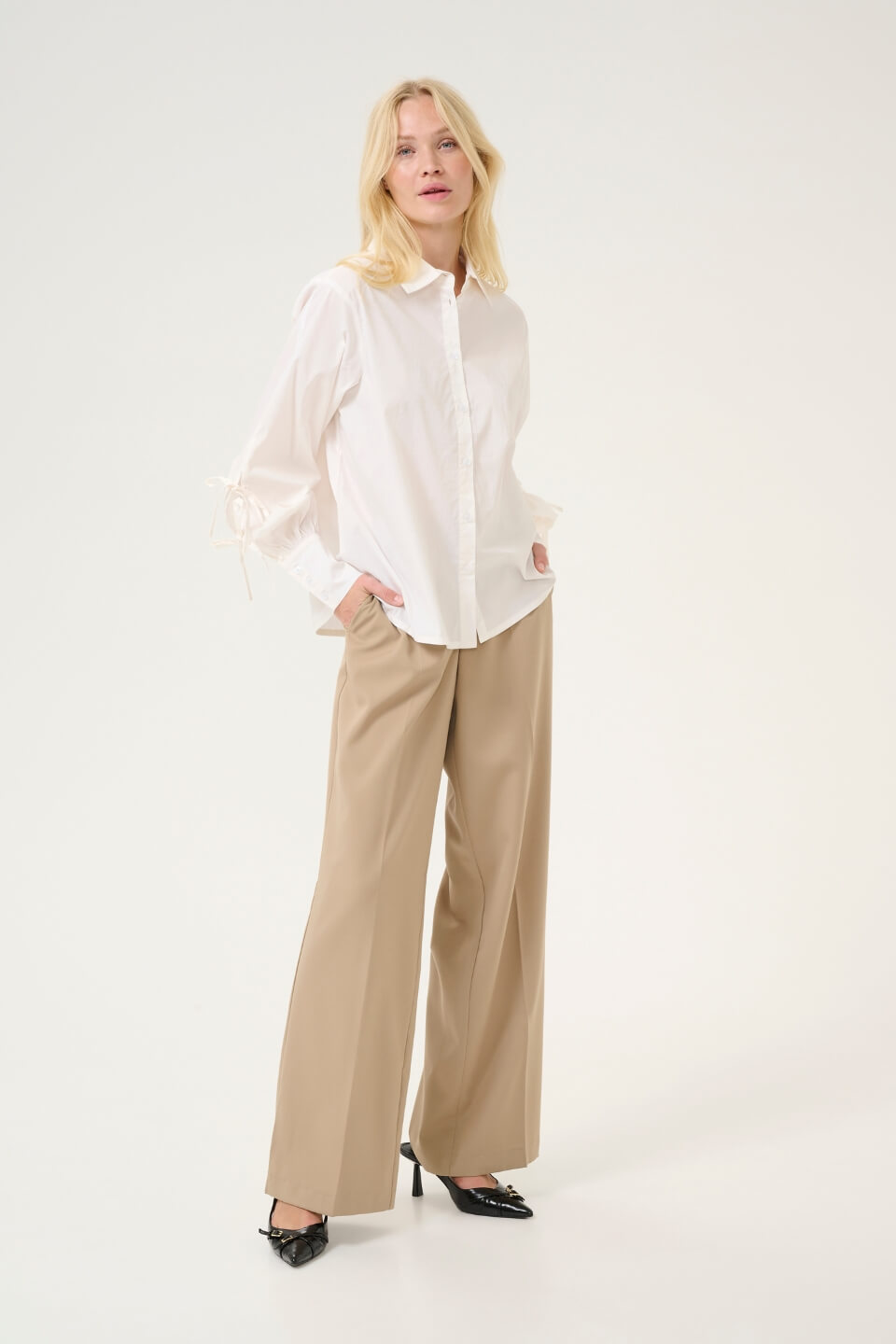 Agnetha Celeste Shirt - Spring Gardenia