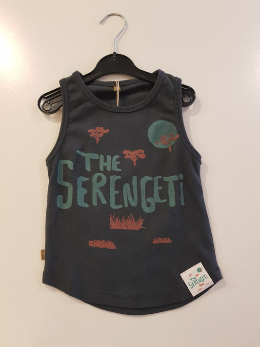 OUTLET - Tank Top - The Serengeti - Washed Black