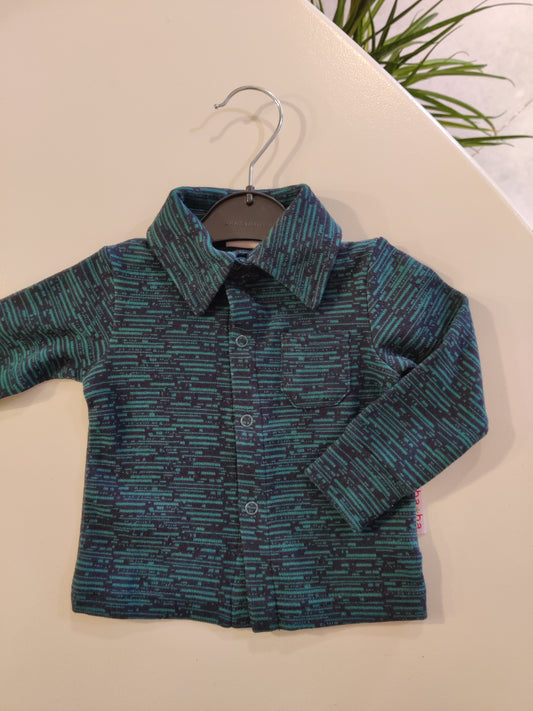 OUTLET - Shirt Long Sleeve blue green