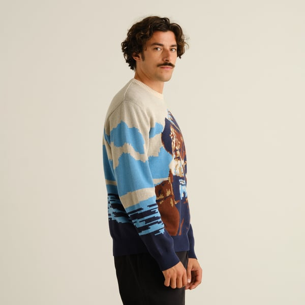 Sweater Mora man and the sea