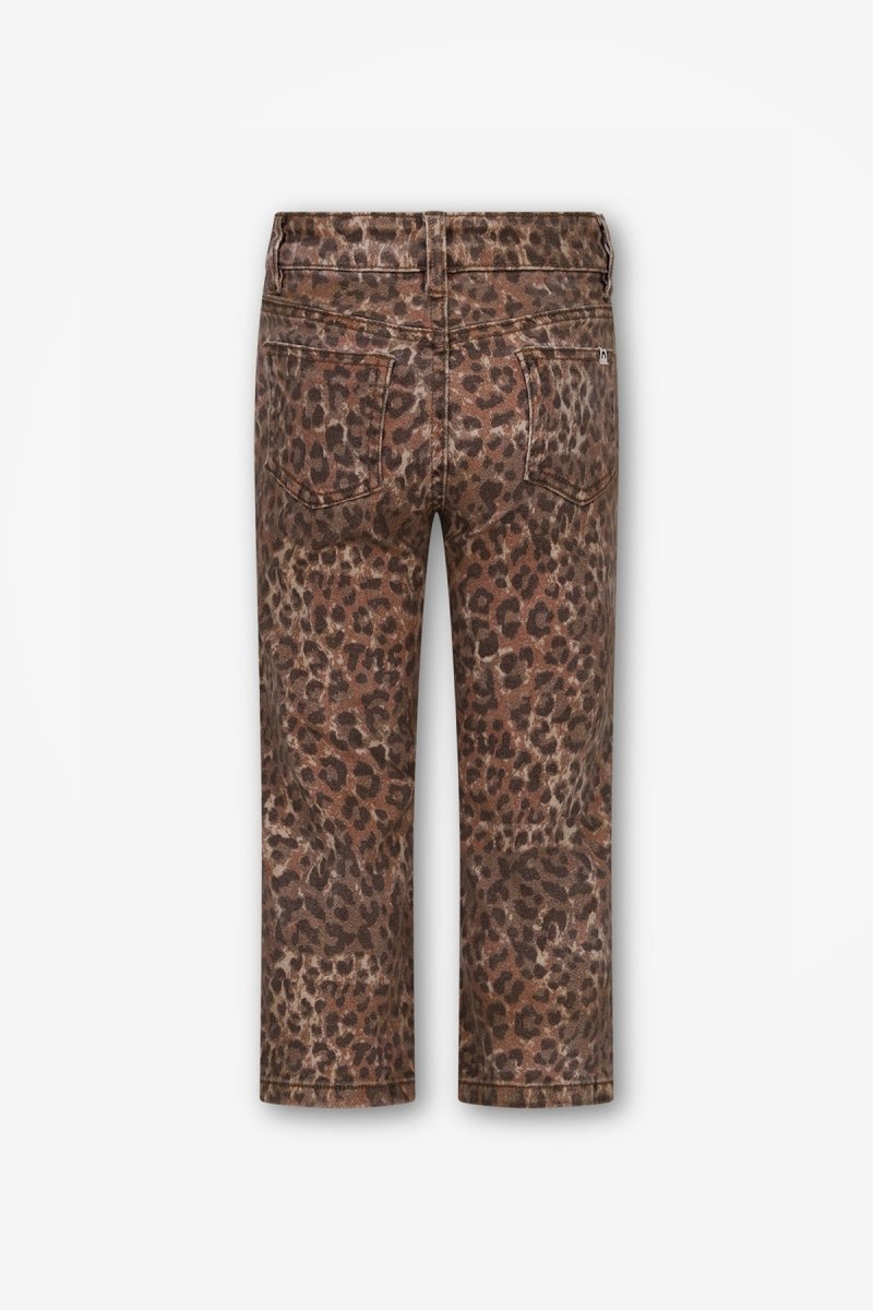 Riley denim leopard pants