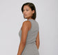 Women's Rib-Flex Tank Top - Grey Melange
